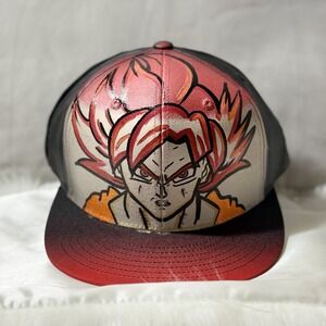 Dragon Ball Z Goku‎ Super Saiyan Hand Painted Snapback Hat